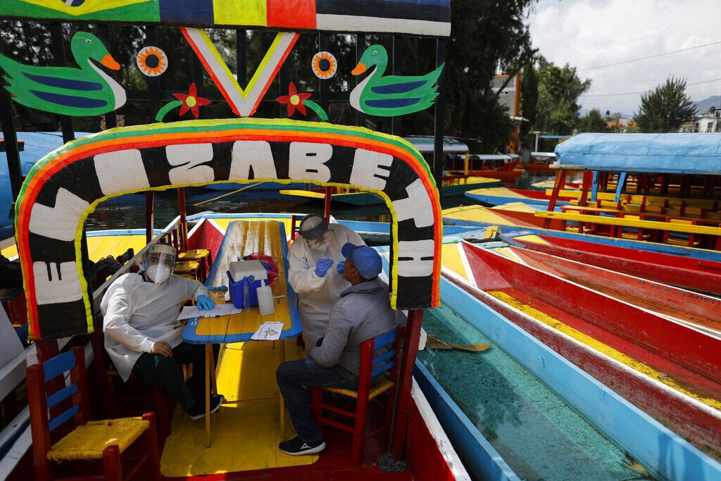 APTOPIX Virus Outbreak Mexico Xochimilco